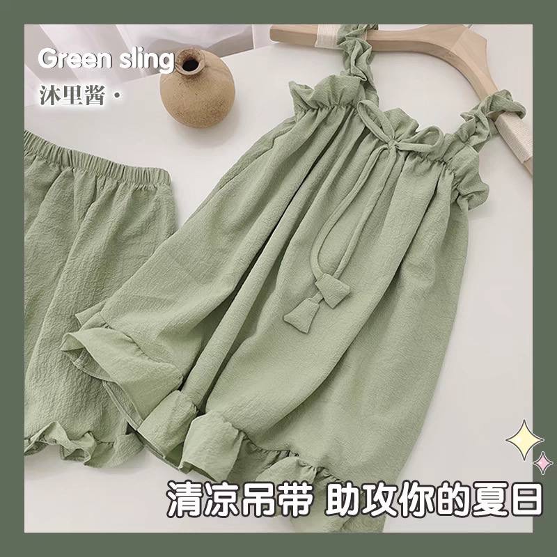 ست تاپ شرتک نخ موسلین کد 2289