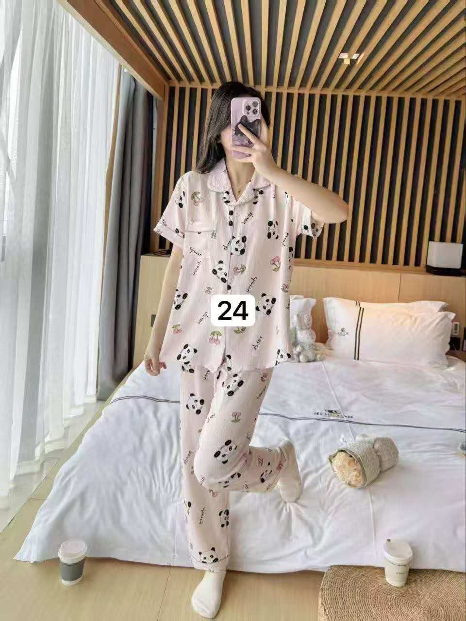 ست بلوز شلوار کنفی کد 4411